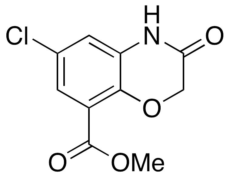 6-Chloro-3,4-dihydro-3-oxo-2H-1,4-benzoxazine-8-carboxylic Acid Methyl Ester