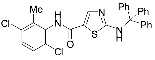 N-(3,6-Dichloro-2-methylphenyl)-2-(tritylamino)thiazole-5-carboxamide
