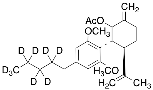 (1R,2R,3R)-2-(2,6-Dimethoxy-4-pentylphenyl)-6-methylene-3-(1-methylethenyl)cyclohexanol-D9 1-Acetate