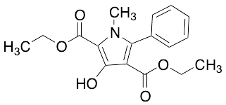 3-Hydroxy-1-methyl-5-phenyl-1H-pyrrole-2,4-dicarboxylic Acid Diethyl Ester