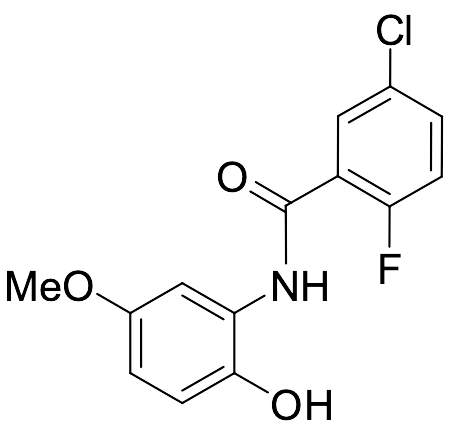 5-​Chloro-​2-​fluoro-​N-​(2-​hydroxy-​5-​methoxyphenyl)​benzamide