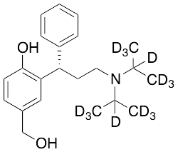 (S)-5-Hydroxymethyl Tolterodine-d14