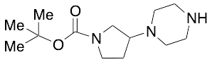 3-(Piperazin-1-yl)pyrrolidine-1-carboxylic Acid tert-Butyl Ester