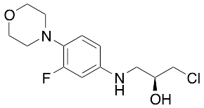 (S)-1-Chloro-3-((3-fluoro-4-morpholinophenyl)amino)propan-2-ol