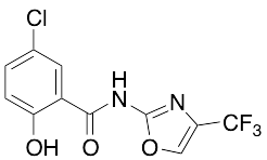 2-Hydroxy-5-chloro-N-(5-trifluoromethyl-2-oxazolyl)benzamide