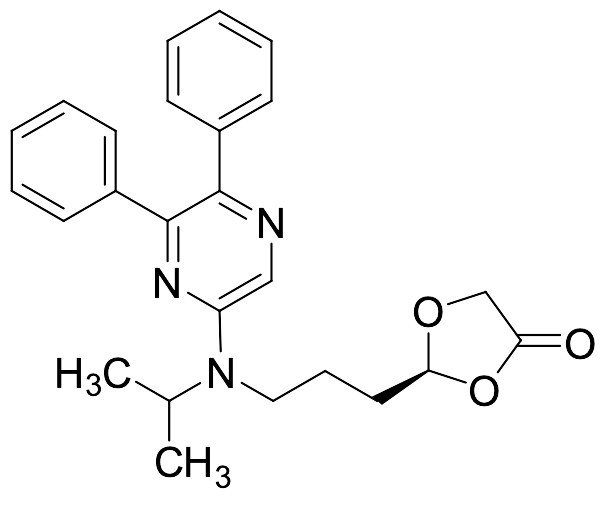 (S)-2-(3-((5,6-Diphenylpyrazin-2-yl)(isopropyl)amino)propyl)-1,3-dioxolan-4-one
