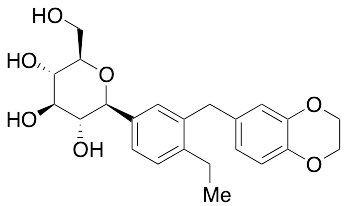 (1S)-1,5-Anhydro-1-C-[3-[(2,3-dihydro-1,4-benzodioxin-6-yl)methyl]-4-ethylphenyl]-D-glucitol
