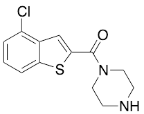 (4-Chlorobenzo[b]thiophen-2-yl)(piperazin-1-yl)methanone