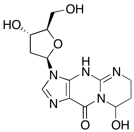 3-(2-Deoxy-Beta-D-erythro-pentofuranosyl)-4,6,7,8-tetrahydro-8-hydroxypyrimido[1,2-a]purin-10(3H)-one (~90%)