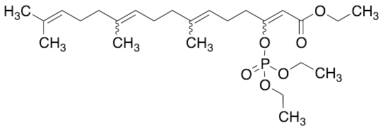 3-Diethoxyphosphoryloxy-7,11,15-trimethyl-hexadecatetra-2,6,10,14-enoic Acid, Ethyl Ester, (Mixture of Isomers)
