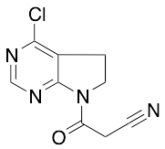 3-(4-Chloro-5H-pyrrolo[2,3-d]pyrimidin-7(6H)-yl)-3-oxopropanenitrile