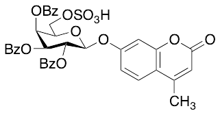 2,3,4-Tri-O-benzoyl-4-methylumbelliferyl ß-D-Galactopyranoside-6-sulfate