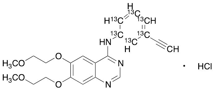 Erlotinib-13C6 Hydrochloride