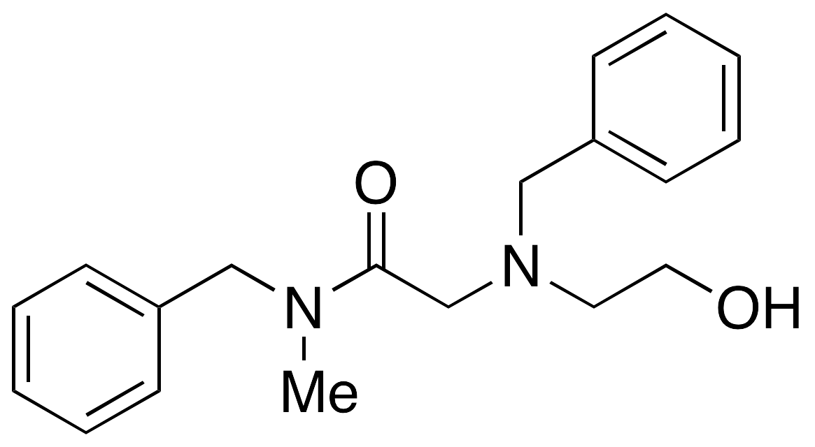 2-[N-Benzyl-(2-hydroxyethyl)amino]-N-methyl-N-(phenylmethyl)-acetamide