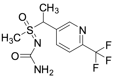 N-[Methyloxido[1-[6-(trifluoromethyl)-3-pyridinyl]ethyl]-λ4-sulfanylidene]urea