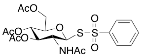 2-Acetamido-2-deoxy-3,4,6-tetra-O-acetyl-beta-D-glucopyrannosyl benzenthiosulfonate