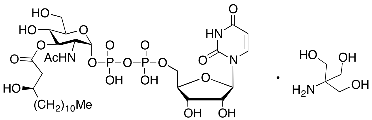 UDP-3-O[R-3-Hydroxymyristoyl]-N-acetylglucosamine Tris Salt (90%)