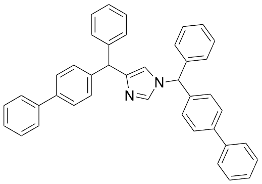 1,4-Bis([1,1'-biphenyl]-4-ylphenylmethyl)-1H-imidazole