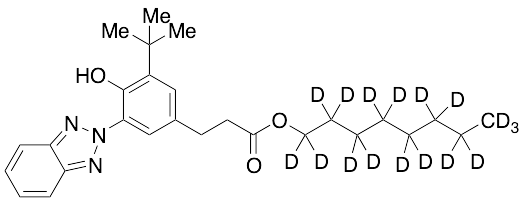 Octyl 3-[3-(2H-Benzotriazol-2-yl)-5-tert-butyl-4-hydroxyphenyl]propionate-d17
