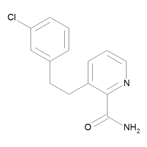 3-[2-(3-Chlorophenyl)ethyl]-2-pyridinecarboxamide