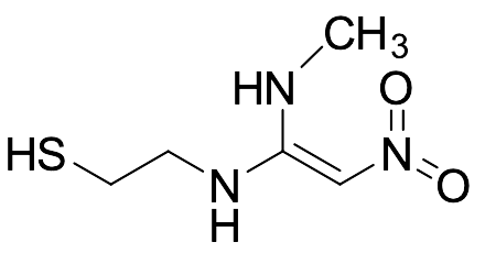 2-[[1-(Methylamino)-2-nitroethenyl]amino]-ethanethiol