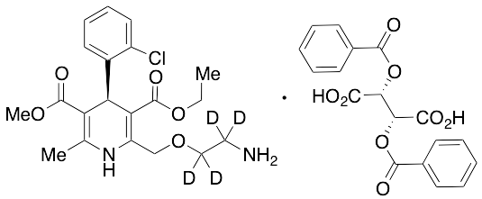 (R)-Amlodipine-d4 Di-O-benzoyl L-Tartaric Acid Salt