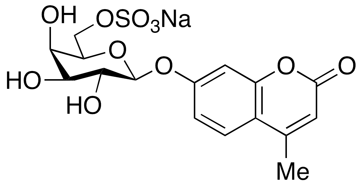 4-Methylumbelliferyl b-D-Galactopyranoside-6-sulfate Sodium Salt
