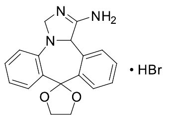 3,13b-Dihydrospiro[dibenzo[c,f]imidazo[1,5-a]azepine-9,2'-[1,3]dioxolan]-1-amine Hydrobromide