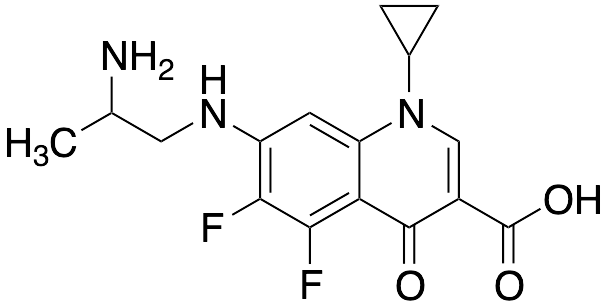 7-[(2-Aminopropyl)Amino]-1-Cyclopropyl-5,6-Difluoro-1,4-Dihydro-4-Oxo-3-Quinolinecarboxylic Acid