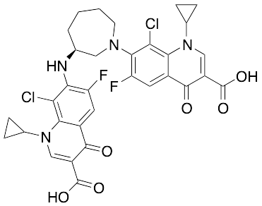 (S)-7-(3-((3-Carboxy-8-chloro-1-cyclopropyl-6-fluoro-4-oxo-1,4-dihydroquinolin-7-yl)amino)azepan-1-yl)-8-chloro-1-cyclopropyl-6-fluoro-4-oxo-1,4-dihydroquinoline-3-carboxylic Acid