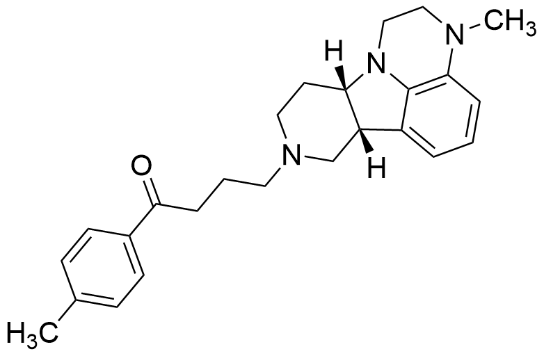4-((6bR,10aS)-3-methyl-2,3,6b,9,10,10a-hexahydro-1H-pyrido[3',4':4,5]pyrrolo[1,2,3-de]quinoxalin-8(7H)-yl)-1-(p-tolyl)butan-1-one