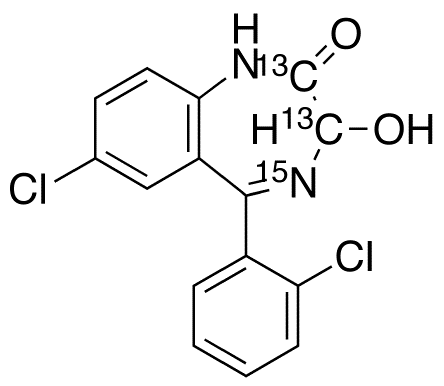 Lorazepam-13C2,15N