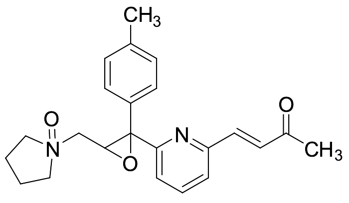 (E)-1-((3-(6-(3-Oxobut-1-en-1-yl)pyridin-2-yl)-3-(p-tolyl)oxiran-2-yl)methyl)pyrrolidine 1-Oxide