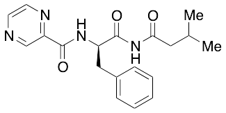 (R)-N-(1-(3-Methylbutanamido)-1-oxo-3-phenylpropan-2-yl)pyrazine-2-carboxamide