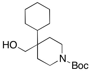 4-Cyclohexyl-4-(hydroxymethyl)-N-(tert-butoxycarbonyl)piperidine