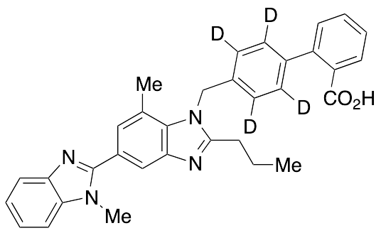 4'-[(1,7'-Dimethyl-2'-propyl[2,5'-bi-1H-benzimidazol]-1'-yl)methyl][1,1'-biphenyl]-2-carboxylic Acid-d4