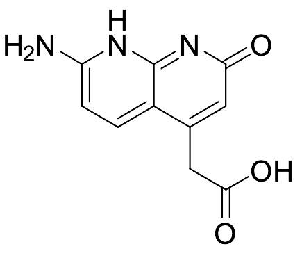 (7-Amino-2-hydroxy-[1,8]naphthyridin-4-yl)-acetic Acid