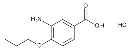 3-Amino-4-propoxybenzoic Acid Hydrochloride (MM0404.01)