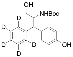 tert-Butyl (3-Hydroxy-1-(4-hydroxyphenyl)-1-phenylpropan-2-yl)carbamate-d5