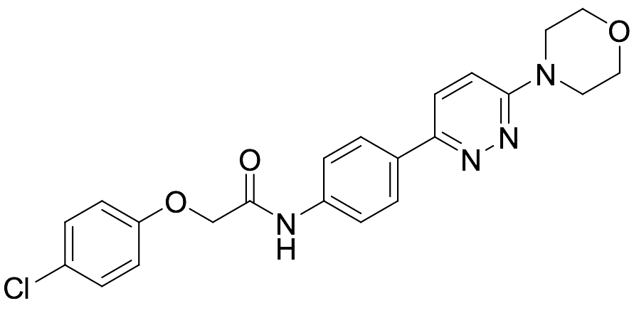 2-(4-Chlorophenoxy)-N-[4-[6-(4-morpholinyl)-3-pyridazinyl]phenyl]acetamide