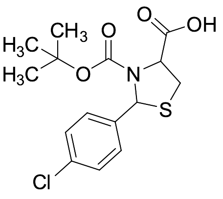 3-(tert-Butoxycarbonyl)-2-(4-chlorophenyl)-1,3-thiazolane-4-carboxylic Acid