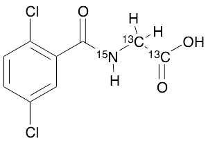 N-(2,5-Dichlorobenzoyl)glycine-13C2,15N