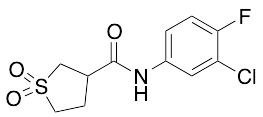 N-(3-Chloro-4-fluorophenyl)tetrahydro-3-thiophenecarboxamide 1,1-Dioxide