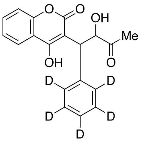 10-Hydroxy Warfarin-d5(Mixture of Diastereomers)