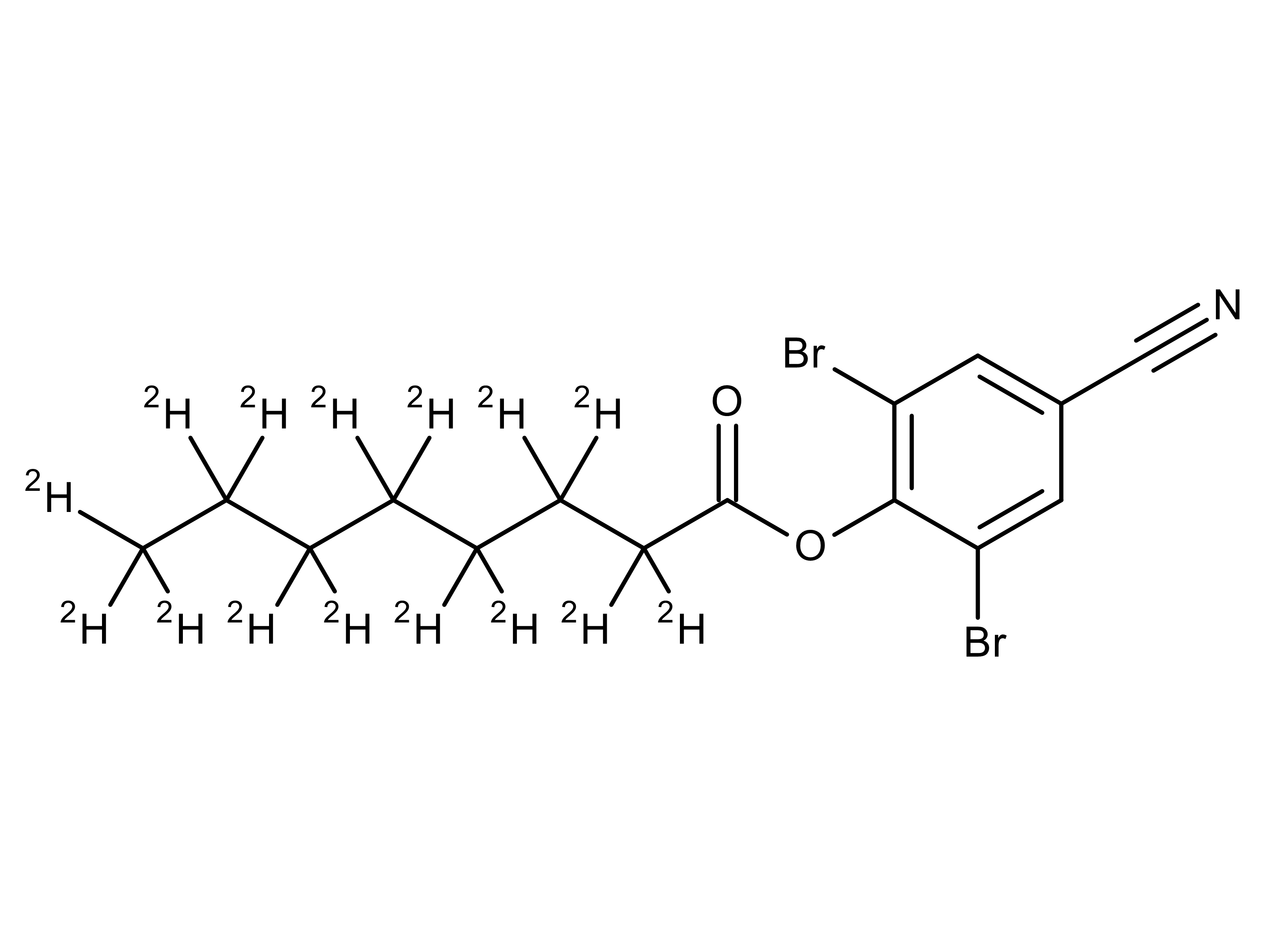 2,6-Dibromo-4-cyanophenyl Octanoate-d15
