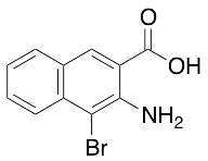 3-Amino-4-bromonaphthalene-2-carboxylic Acid