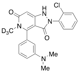 2-(2-Chlorophenyl)-4-(3-(dimethylamino)phenyl)-5-methyl-1H-pyrazolo[4,3-c]pyridine-3,6(2H,5H)-dione-d3