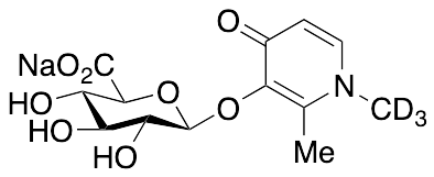 Deferiprone-d3 3-O-Beta-D-Glucuronide Sodium Salt