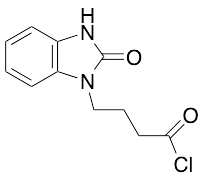 2,3-Dihydro-2-oxo-1H-benzimidazole-1-butanoyl Chloride