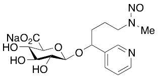 4-(Methylnitrosamino)-1-(3-pyridyl)-1-butanol O-b-D-Glucuronide Sodium Salt(Mixture of Diastereomers) (>90%)